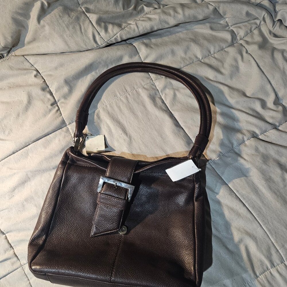 Vintage leather handbag